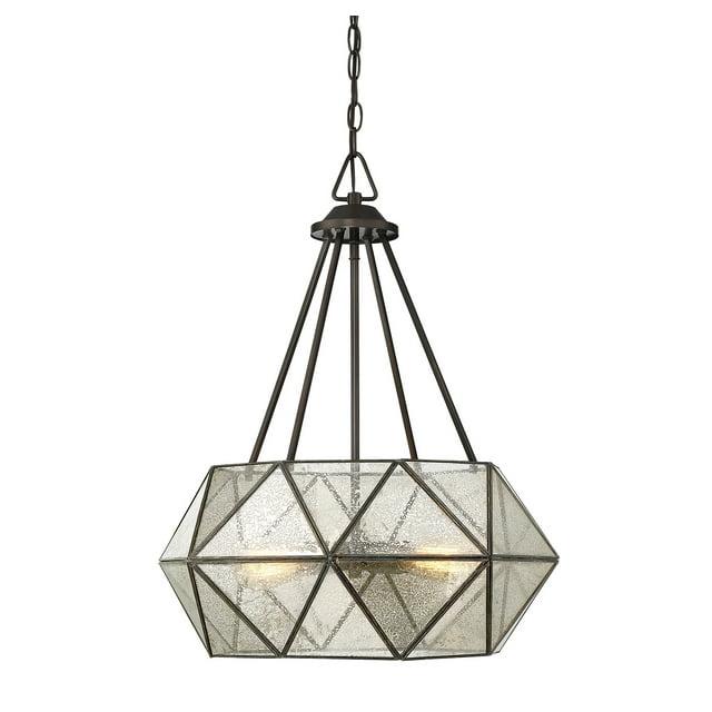 Sky 4 Light Metal Dimmable Geometric Chandelier