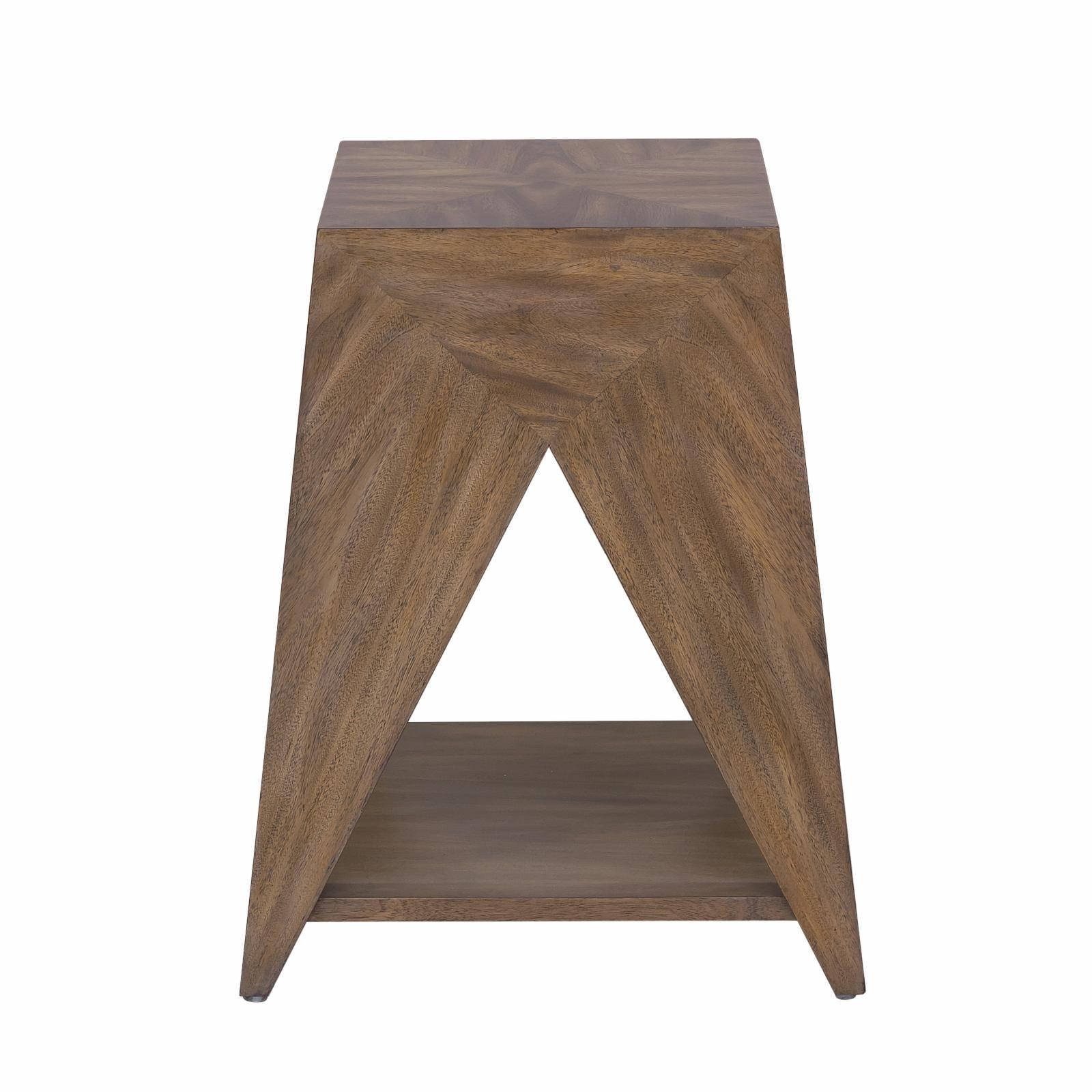 Geometric Shaped Accent Table