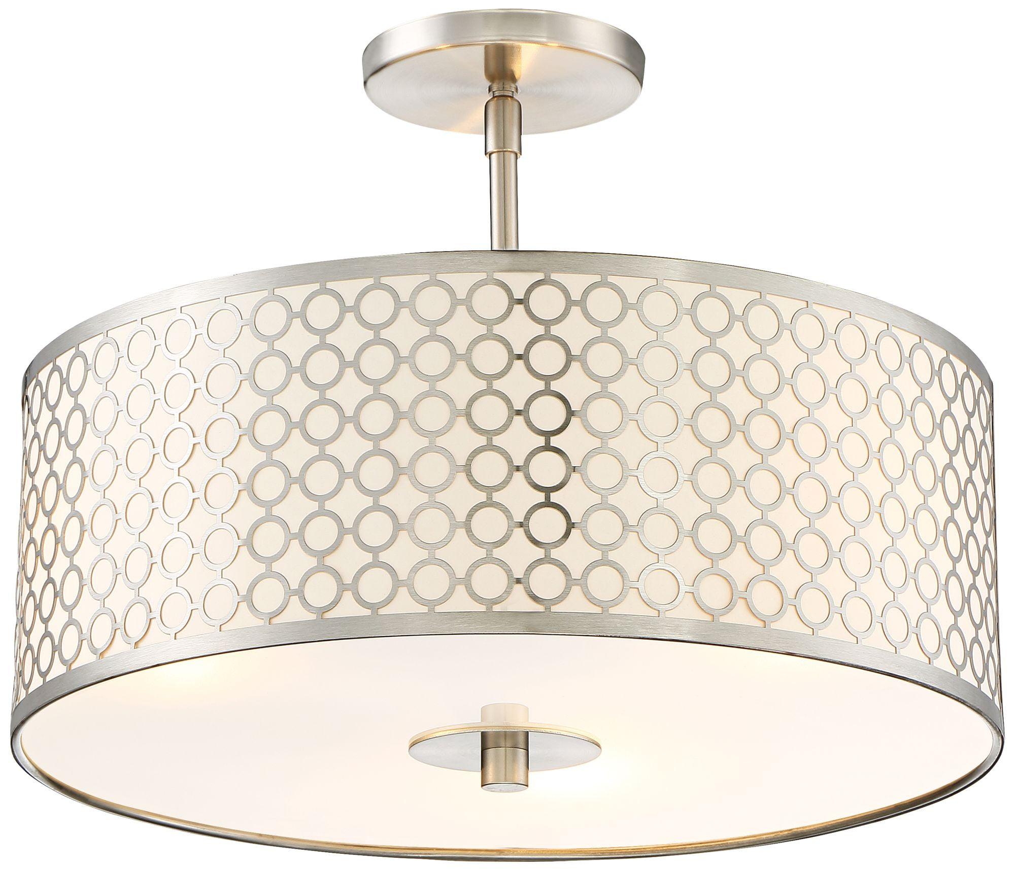 George Kovacs Lighting - Dots-Three Light Semi-Flush Mount in Contemporary