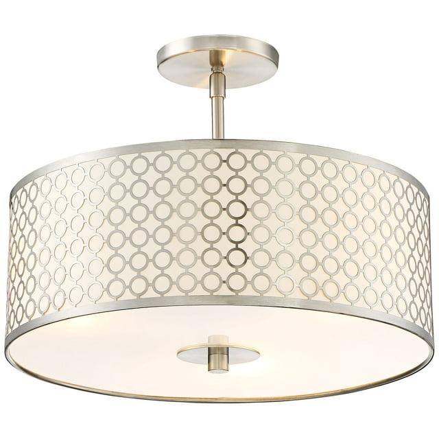 George Kovacs Lighting - Dots-Three Light Semi-Flush Mount in Contemporary
