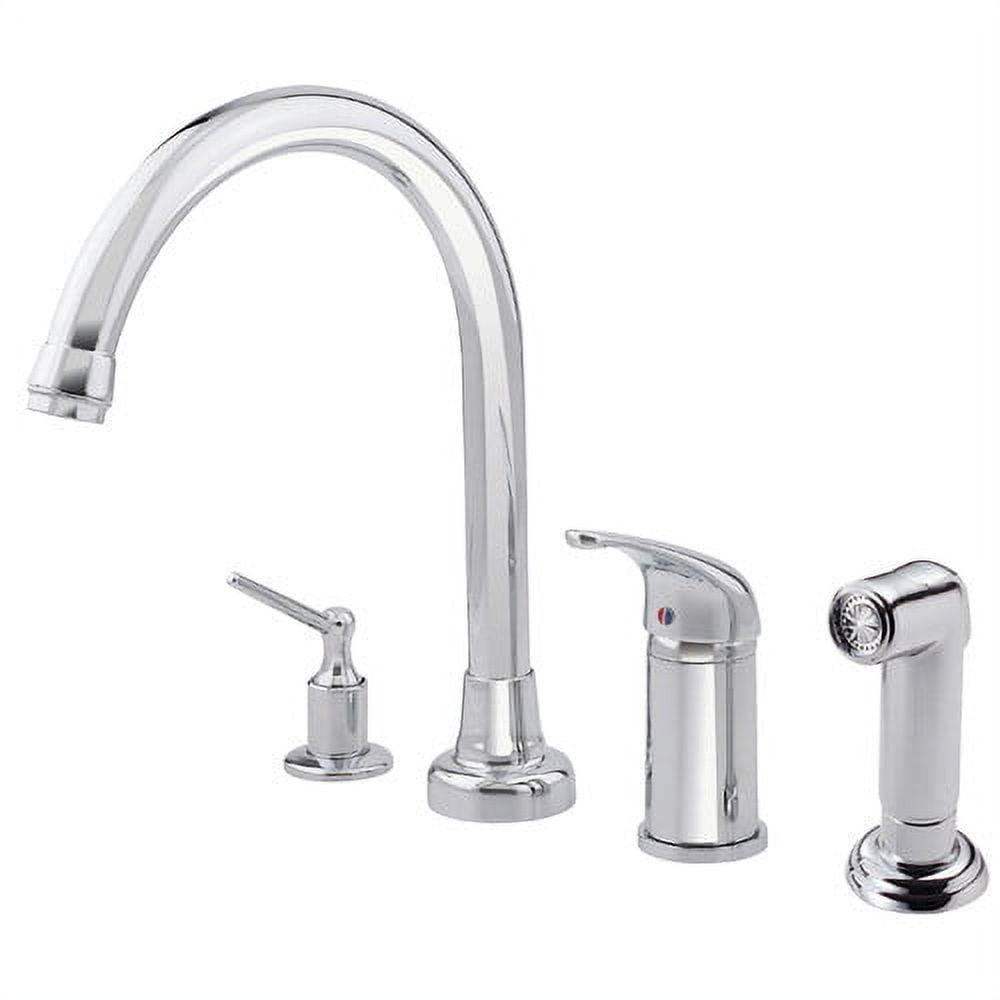 Melrose Single Handle Kitchen Faucet with Side Spray