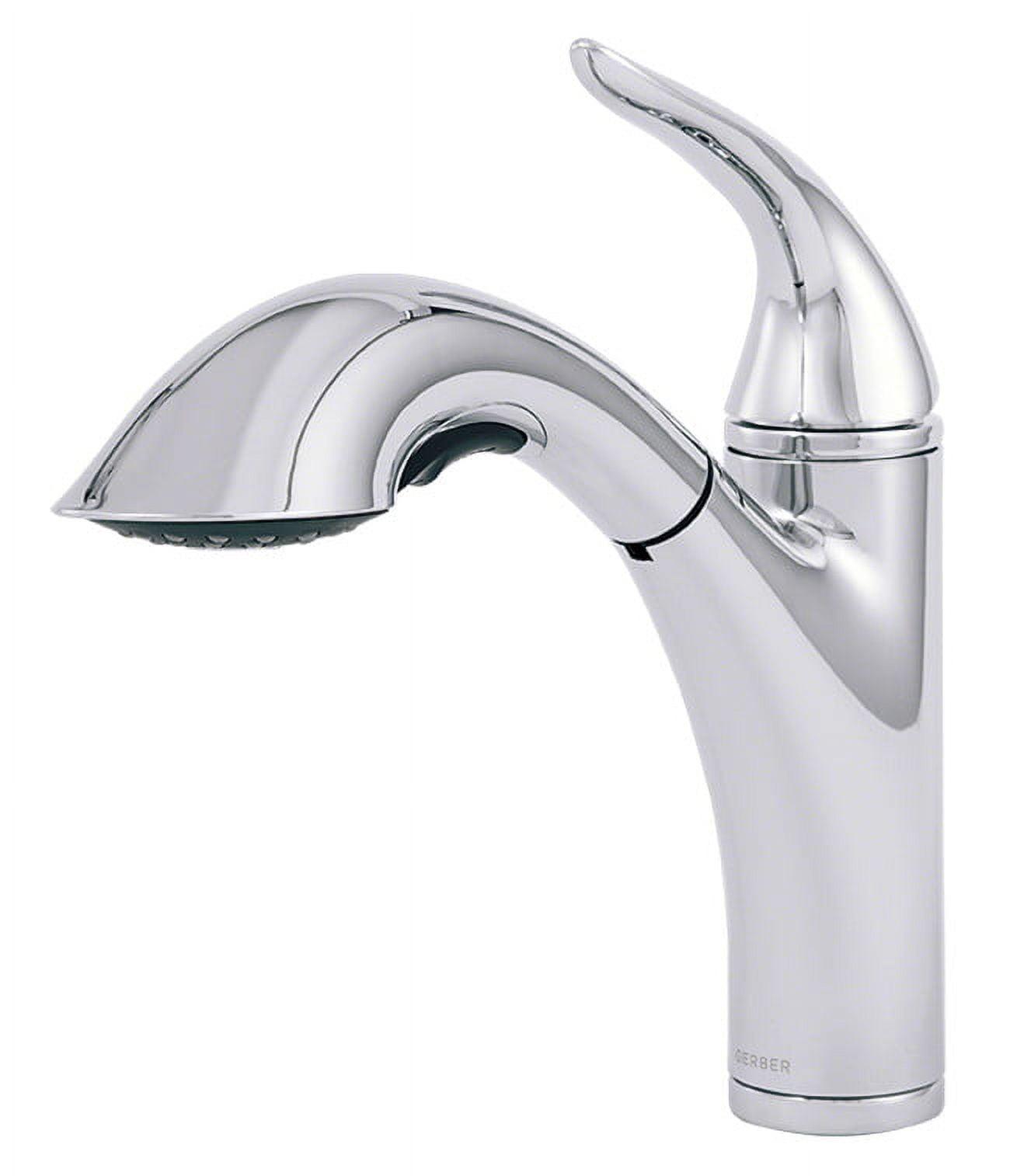 Gerber D455221 Antioch 1.75 GPM Single Hole Pull Out Kitchen Faucet - Chrome