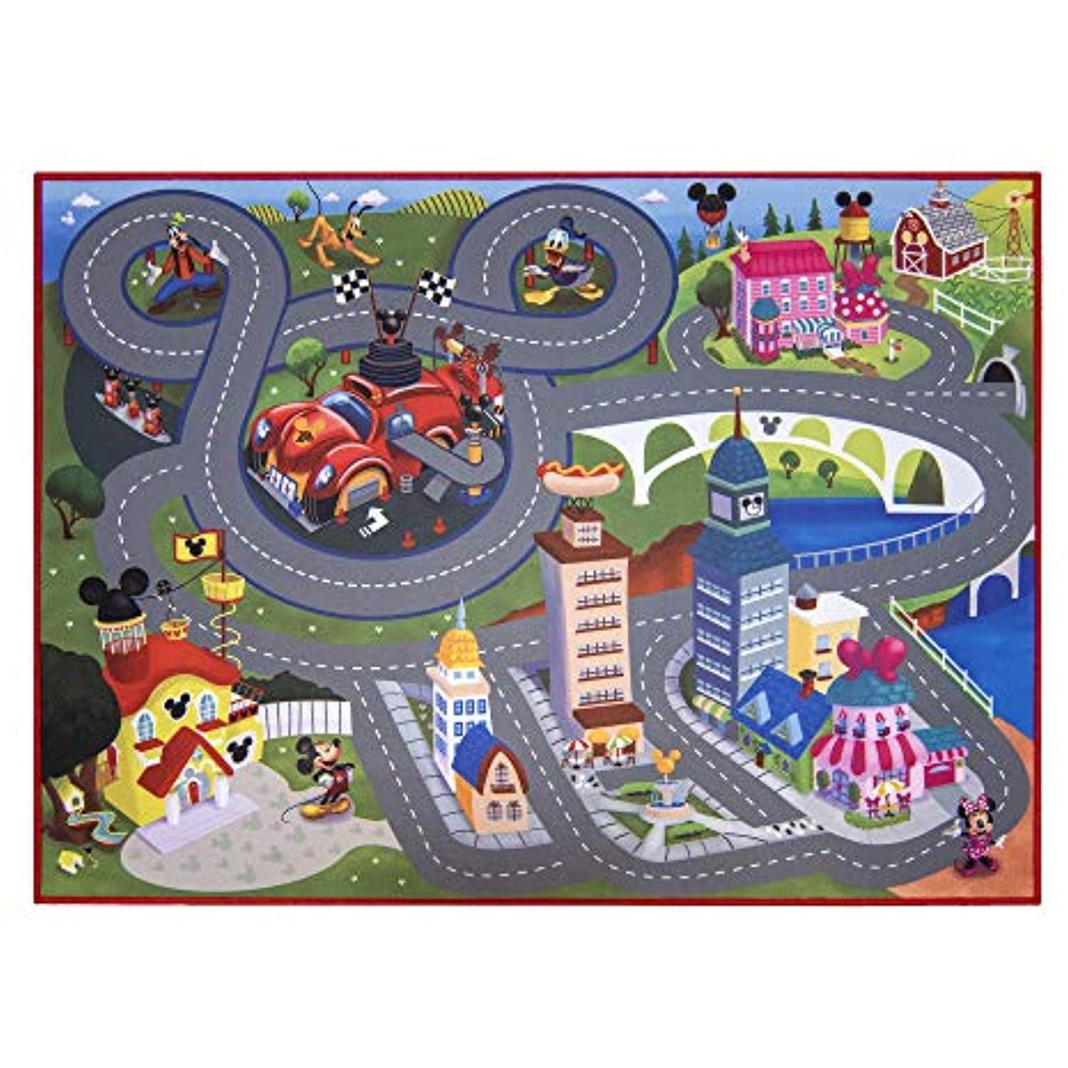 Gertmenian Disney Game Rug Mickey Mouse and Friends Kids Toys Throw Area Carpet