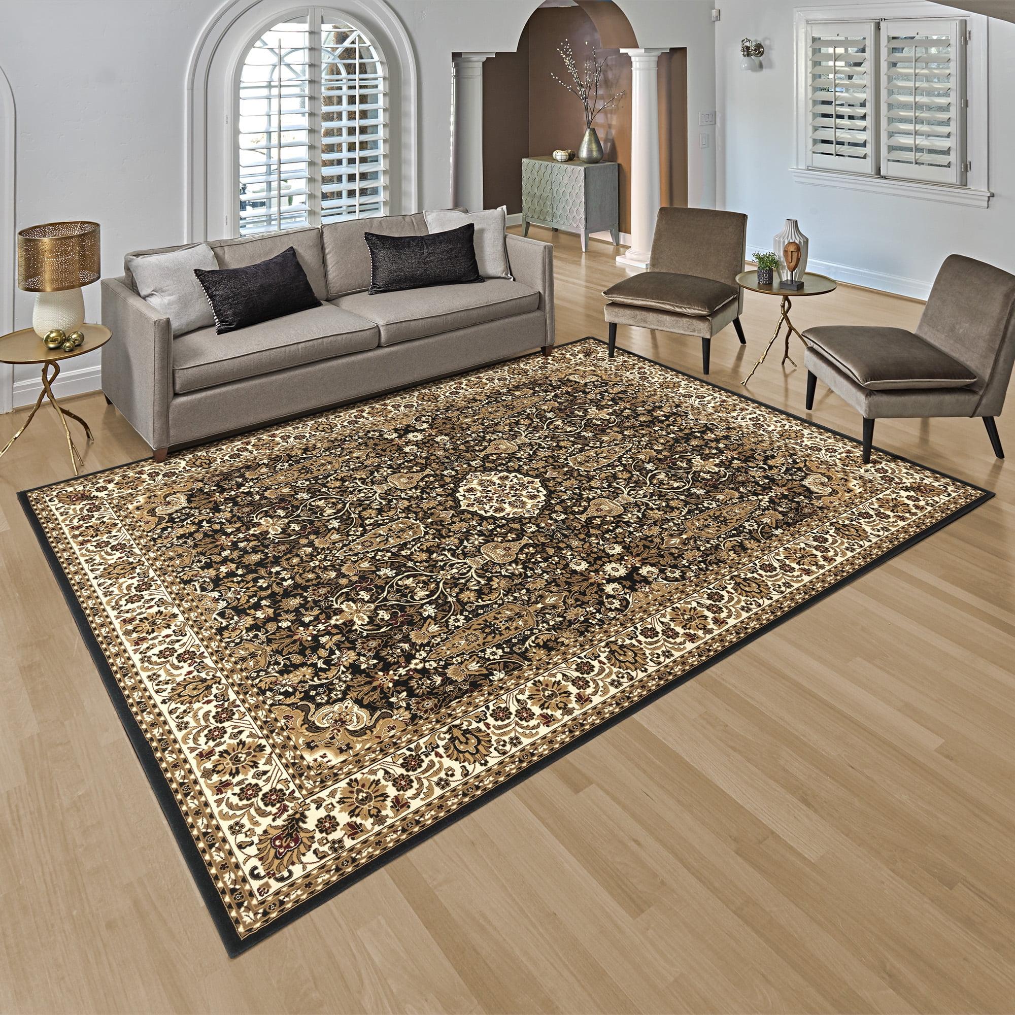 Gertmenian Majestic Vernon Traditional Oriental Floral Wide Border Area Rug