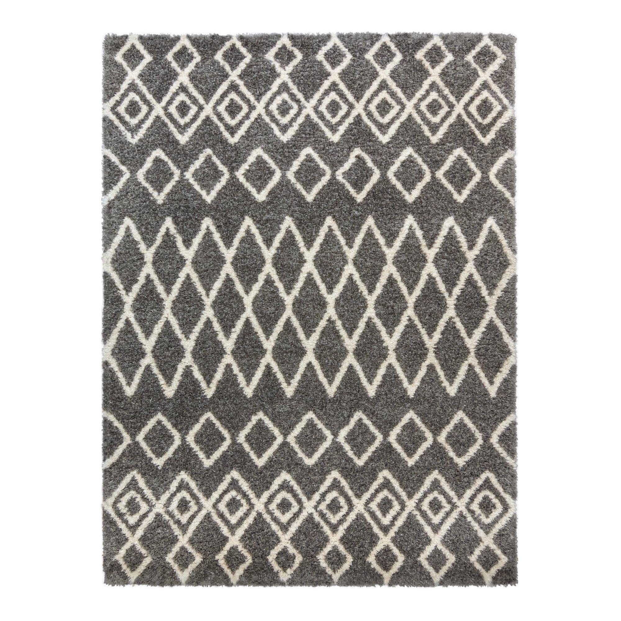 Gertmenian Ultimate Shag Jamila Modern Tribal Geometric Microfiber Shag Area Rug