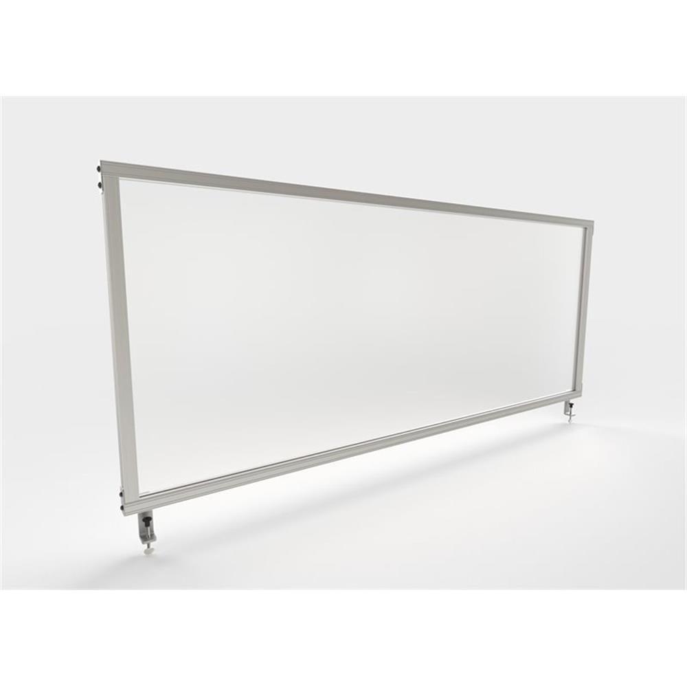 Ghent Desktop Acrylic Protection Screen, 59 x 1 x 24, Frosted