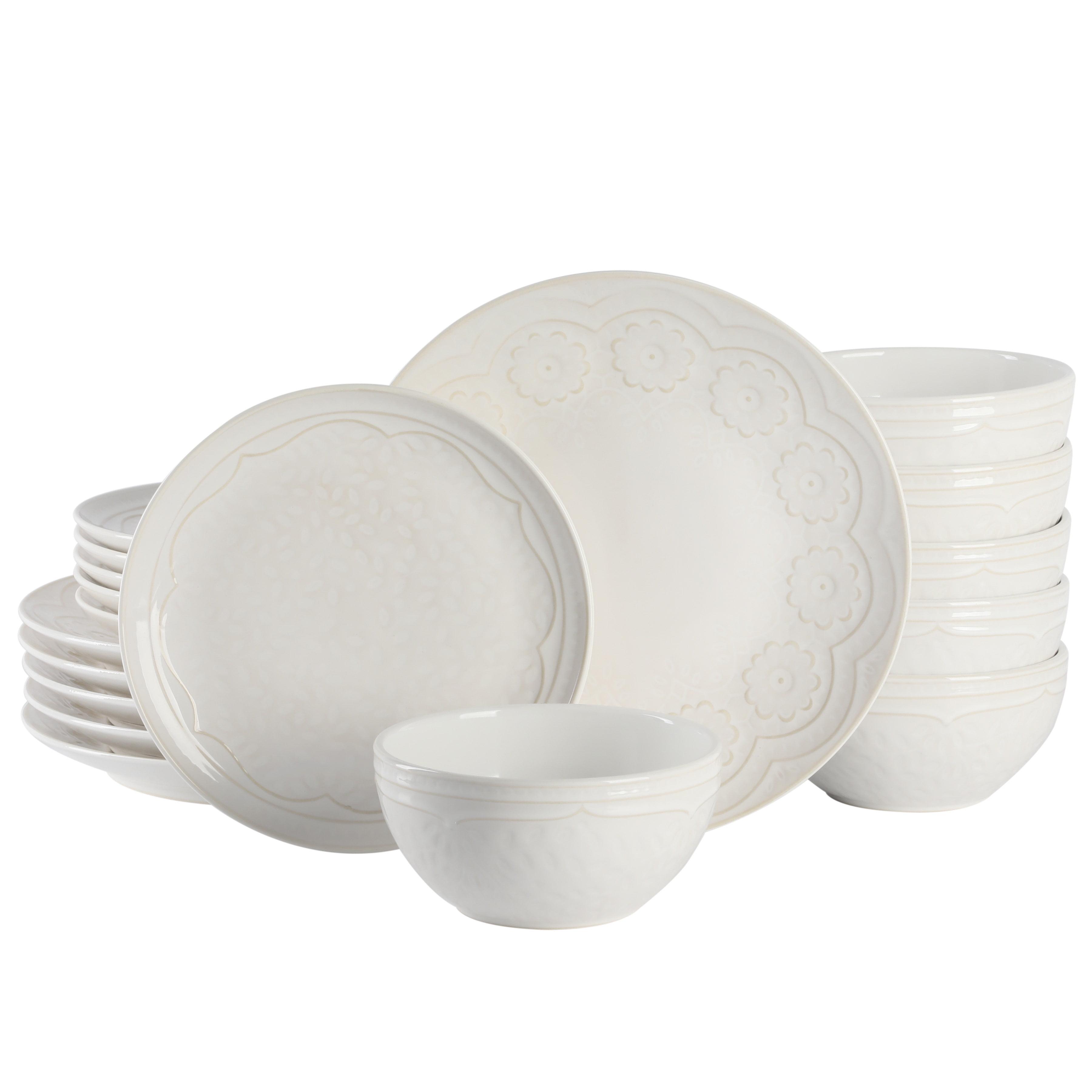 Gibson Alemany 18 Piece Dinnerware Set, Service for 6
