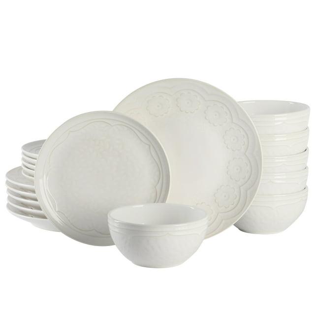 Gibson Alemany 18 Piece Dinnerware Set, Service for 6