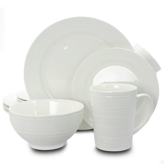 Gibson Amelia Court 16 Piece Dinnerware Set, Service for 4