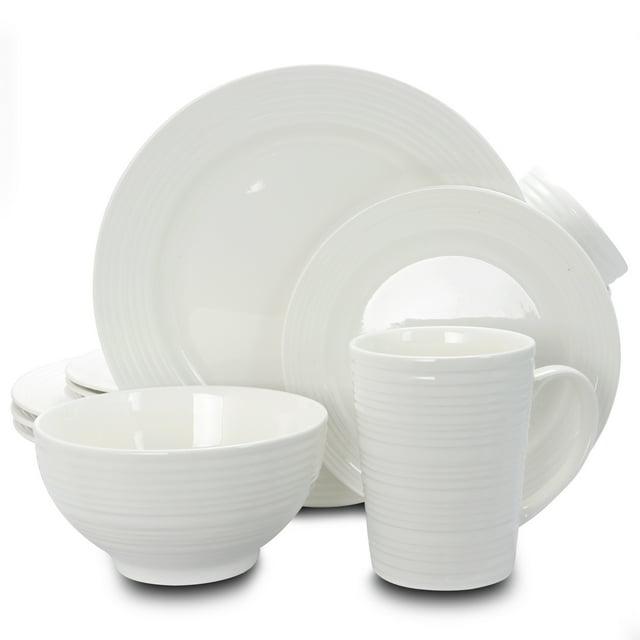Gibson Amelia Court 16 Piece Dinnerware Set, Service for 4