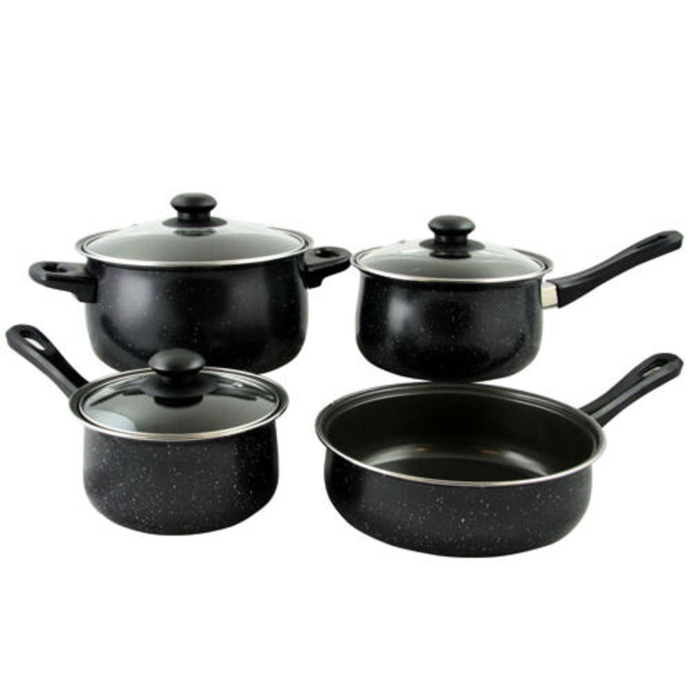 Gibson Casselman 7 Piece Carbon Steel Non Stick Cookware Set