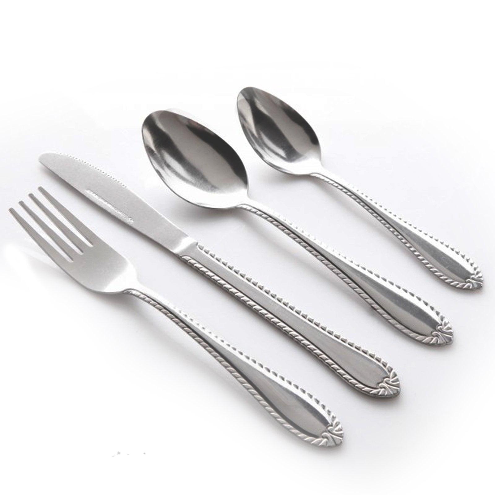 Gibson Home Wilmington 24 Piece Flatware Set, Service for 6