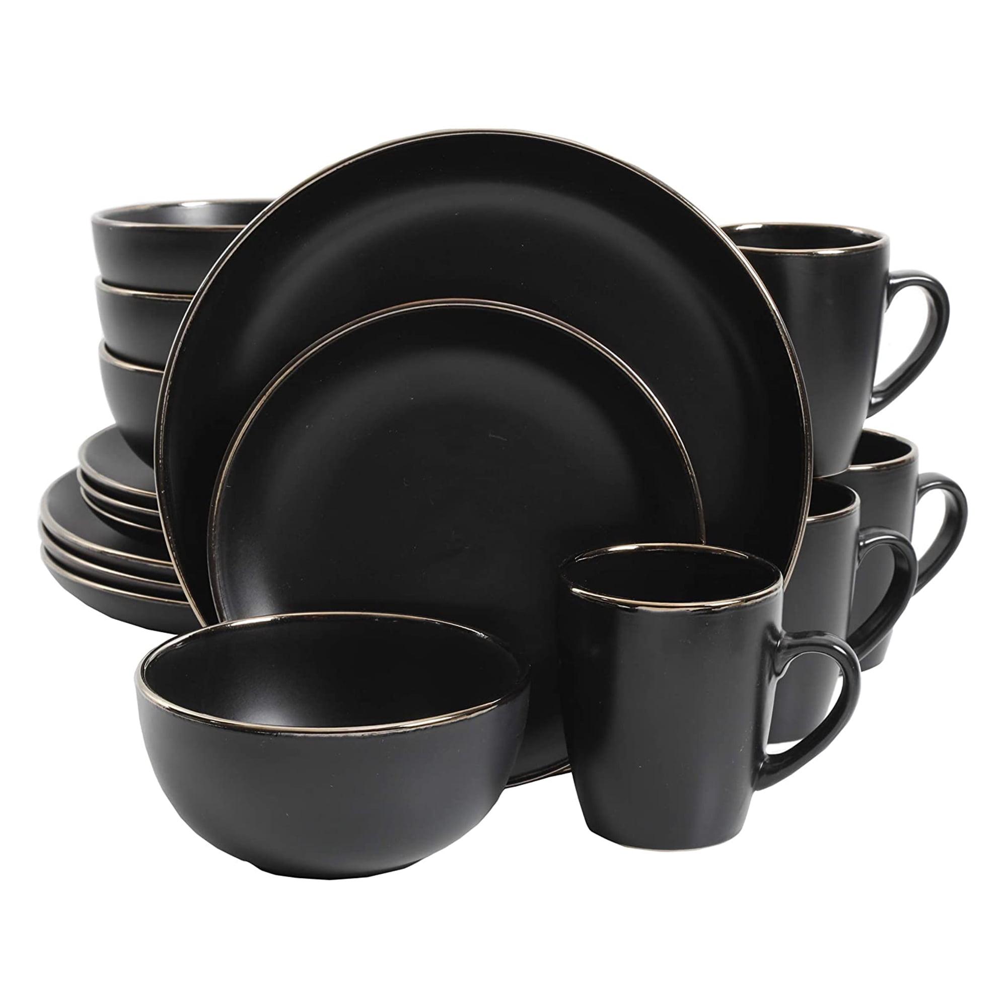 Gibson Home Rockaway Round Stoneware Dinnerware