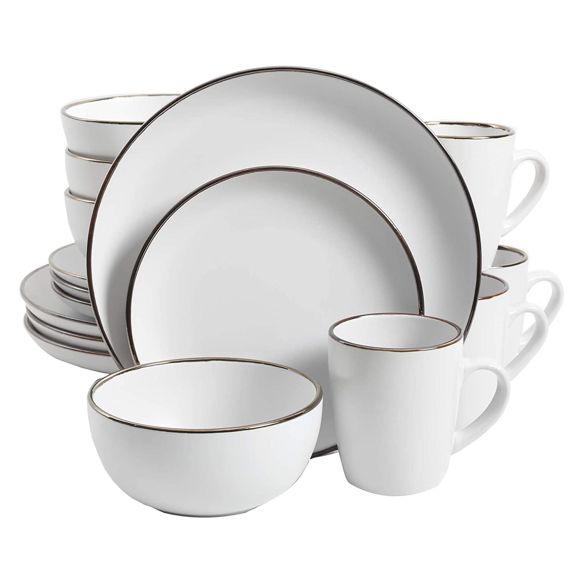 Ebern Designs HomeRound Stoneware Dinnerware, Set Of 16