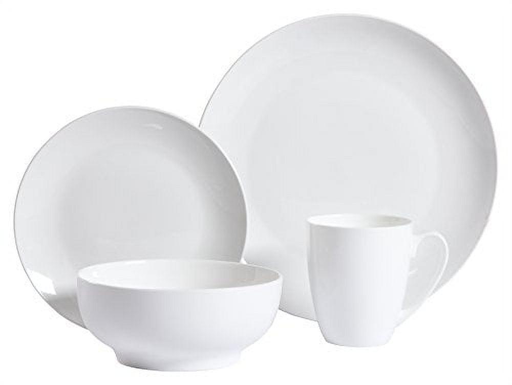 Gibson Home 16pc Ogalla Fine Ceramic Dinnerware Set - White