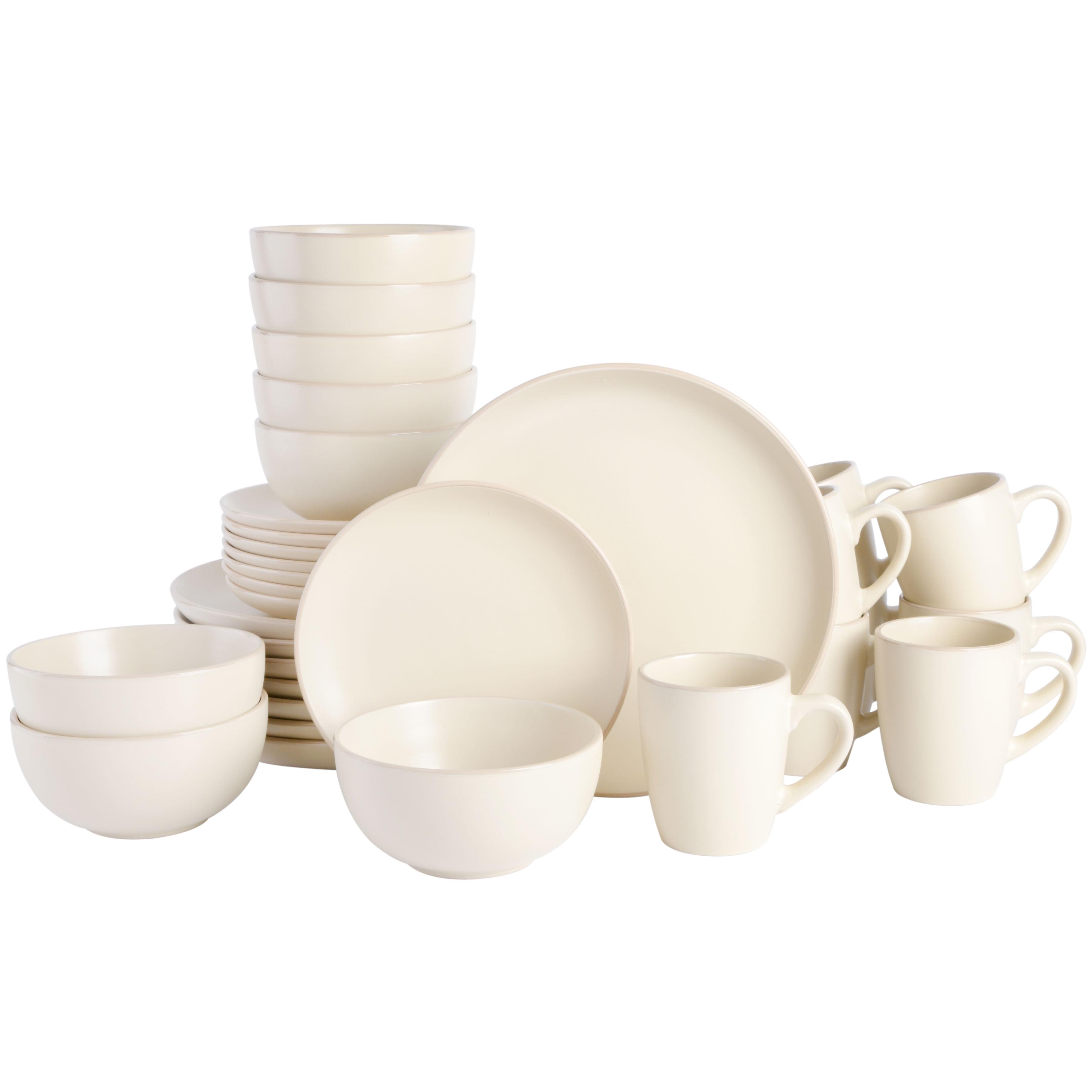 Gibson Home 32pc Stoneware Rockaway Dinnerware Set