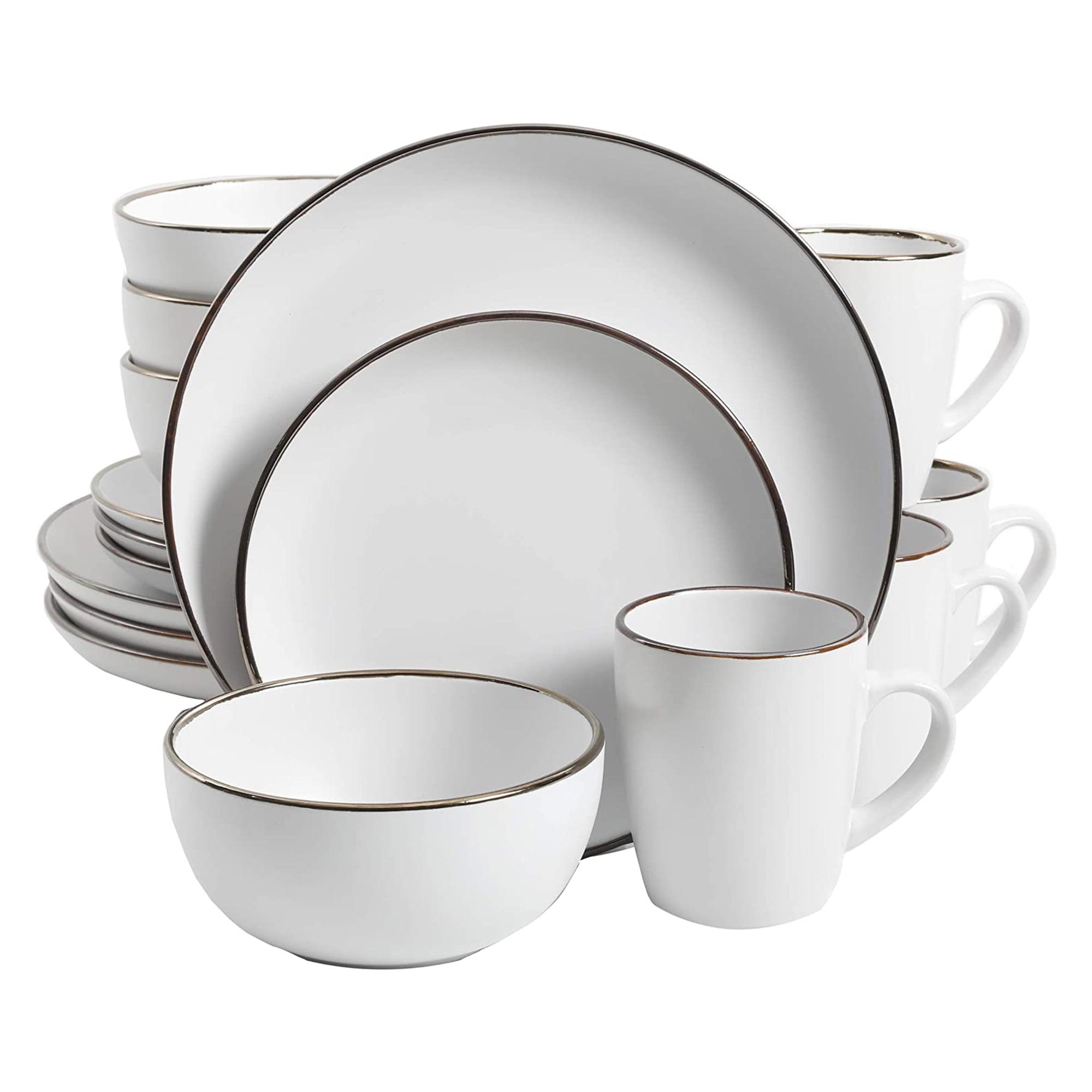 Gibson Home Rockaway Round Stoneware Dinnerware