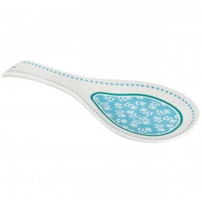 Gibson Home Gibson Home Village Vines Fine Ceramic Spoon Rest In Blue