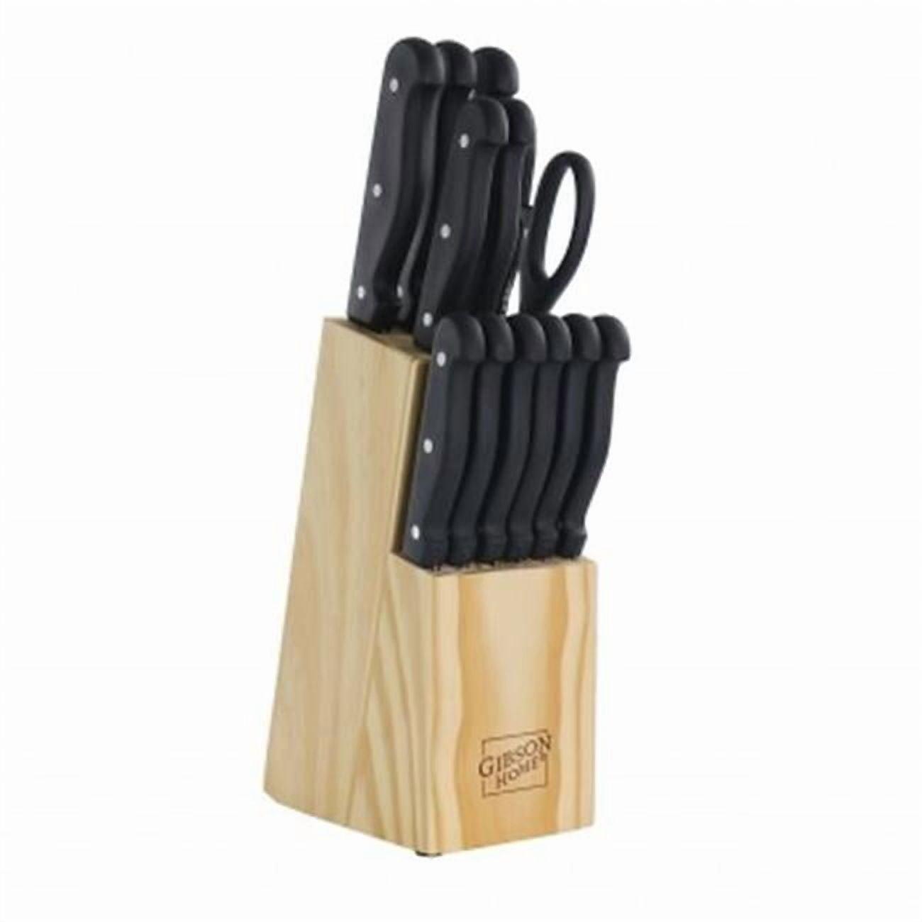 Gibson Home Gibson Home Westover Stainless Steel 13 Piece Knife Block Set