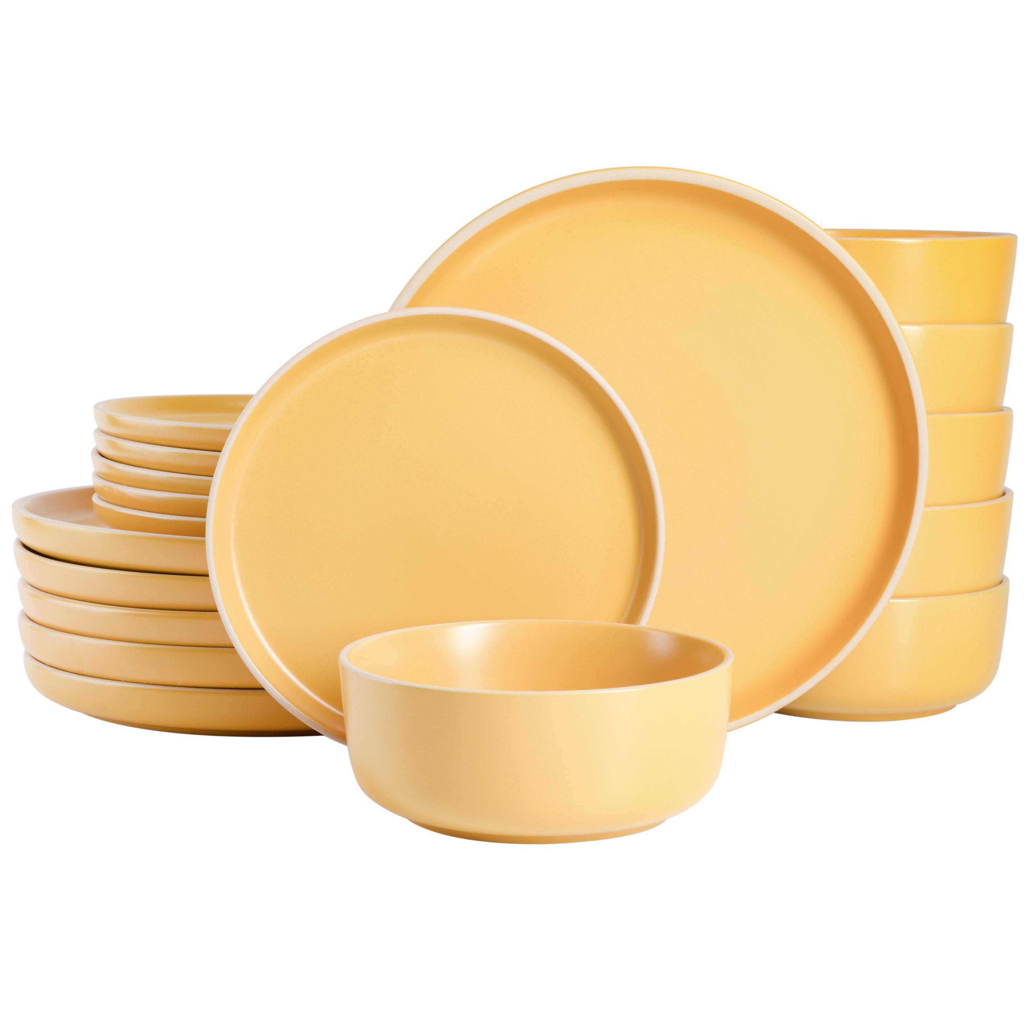 Gibson Gibson Soho Lounge Matte 18 Piece Dinnerware Set, Service for 6
