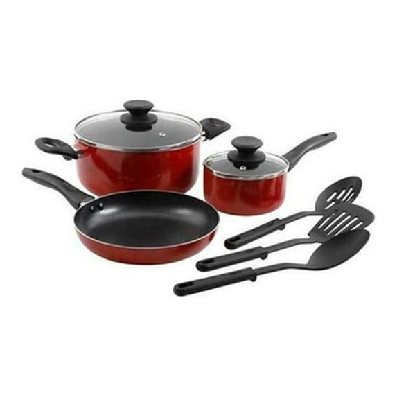Gibson Home Palmer 8 Pieces Aluminum Non Stick Cookware Set & Reviews | Wayfair