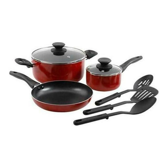 Gibson Home Palmer 8 Pieces Aluminum Non Stick Cookware Set & Reviews | Wayfair