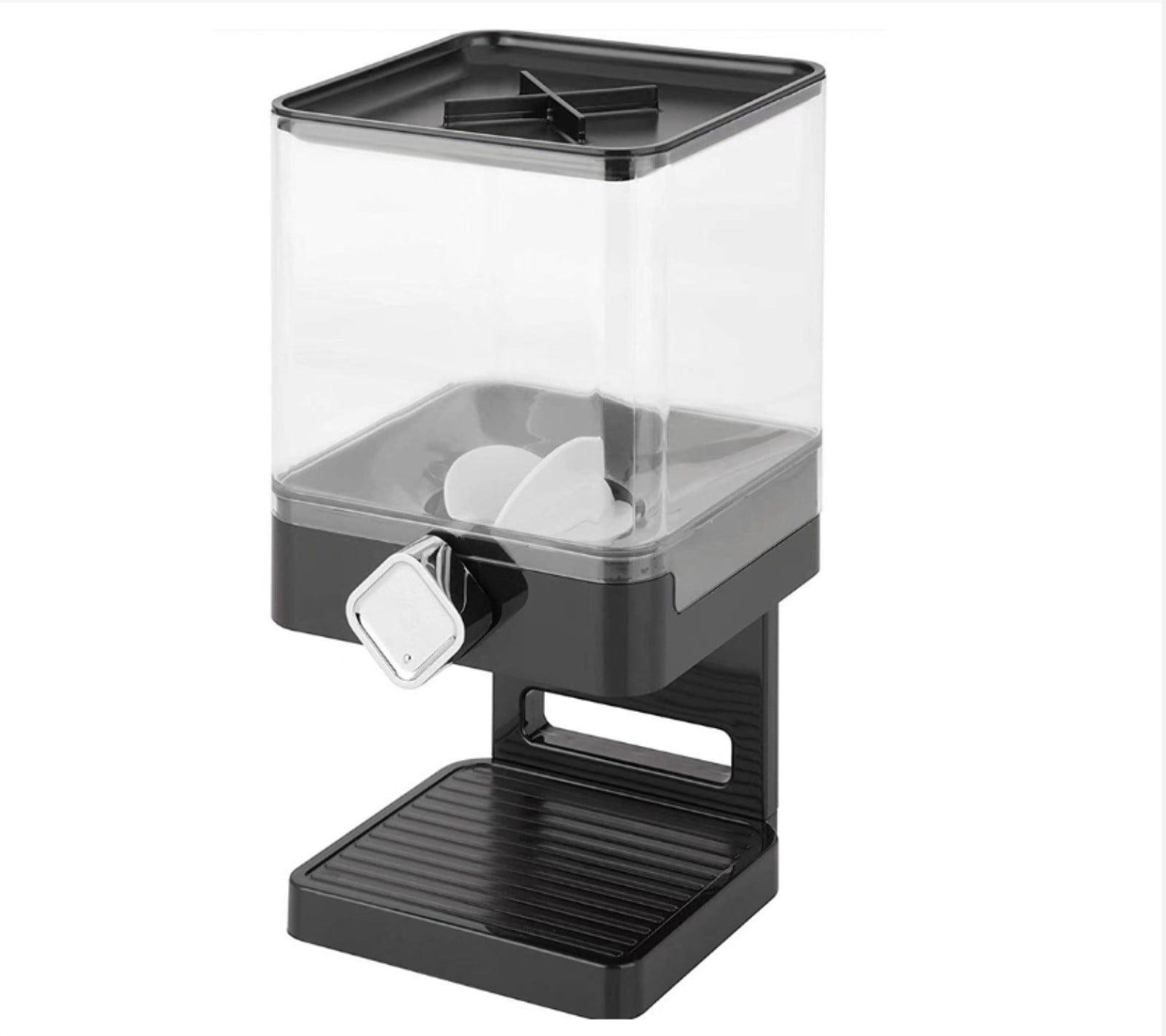 Gieriduc Cereal Dispenser Cereal Dispenser Food Dispenser Storage Tank Can Place A Variety of Foods (Black)