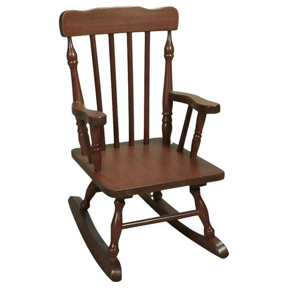 WIixle Childs Rocking Chairs - Classic Hand-Made Wooden Rockers for Boys and Girls - Vintage Colonial Kid's Seats - Childrens Furniture Rocker (Natural Wood)