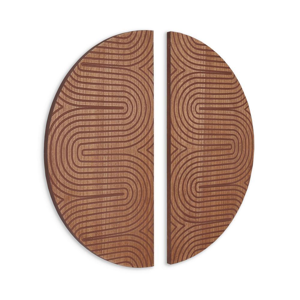 Gild Design House Dane Wood Wall Decor, Set of 2
