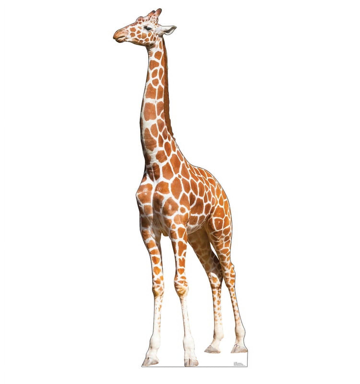 Life-Size Giraffe Cardboard Stand-Up with Easel Back