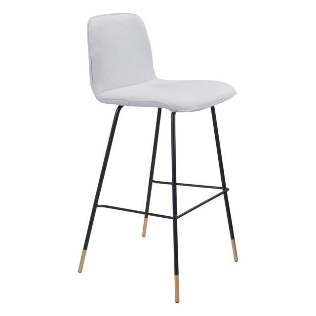 Zuo Modern Gironde Bar Chair Light Gray