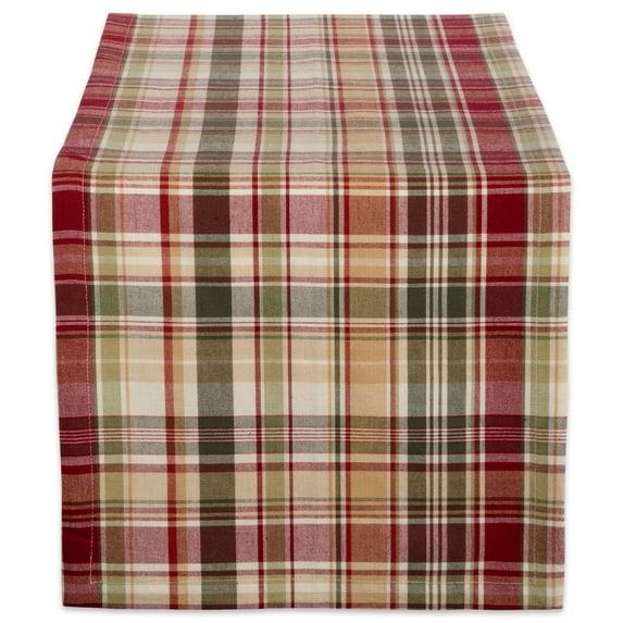 Give Thanks Plaid Table Runner 14x108