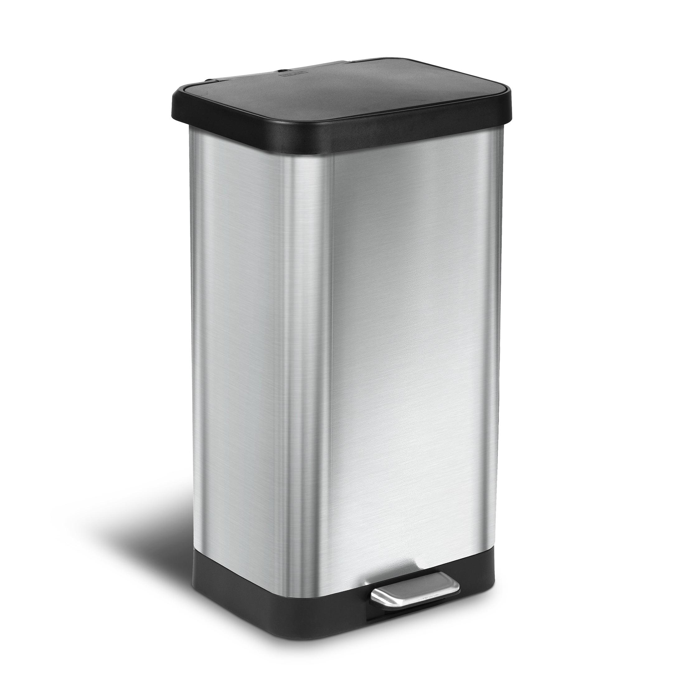 Stainless Steel 20 Gallon Fingerprint Resistant Kitchen Trash Can