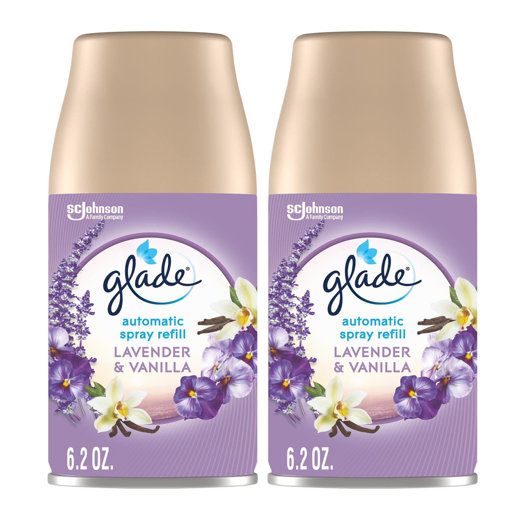 Glade Automatic Spray Air Freshener - Lavender & Vanilla - 6.2oz/2pk