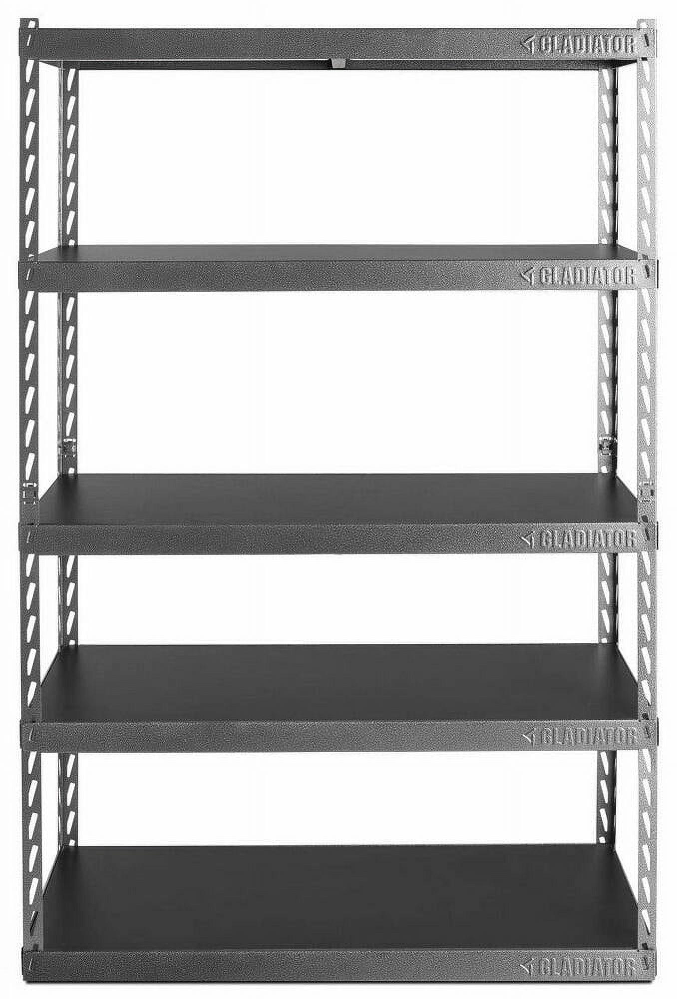 GLADIATOR 48" WIDE EZ CONNECT RACK WITH FIVE 24" DEEP SHELVES