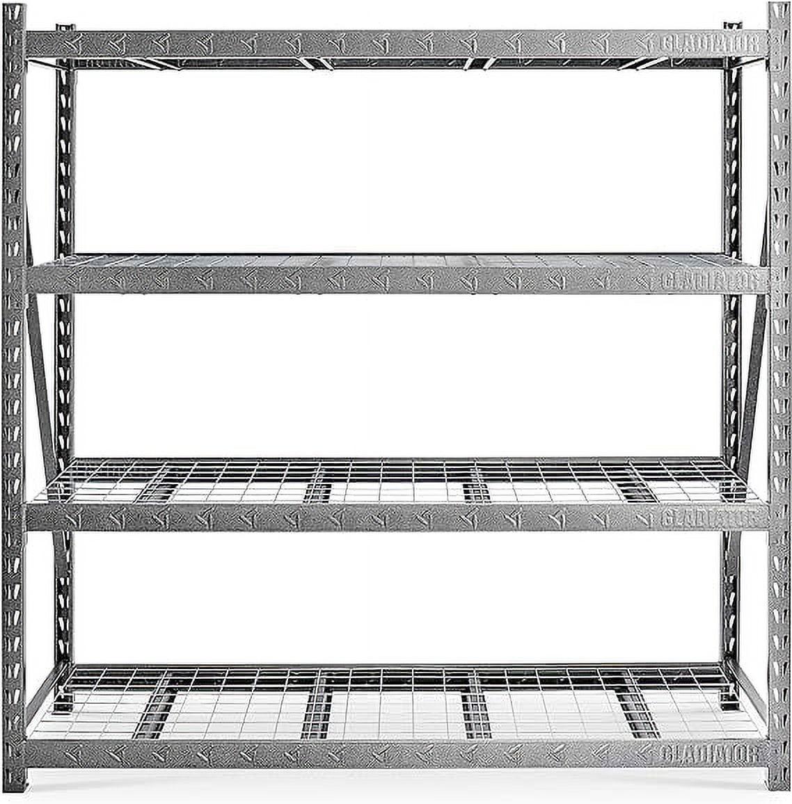 Gladiator 90" x 90" Heavy Duty Metal Garage Rack with Adjustable Shelves