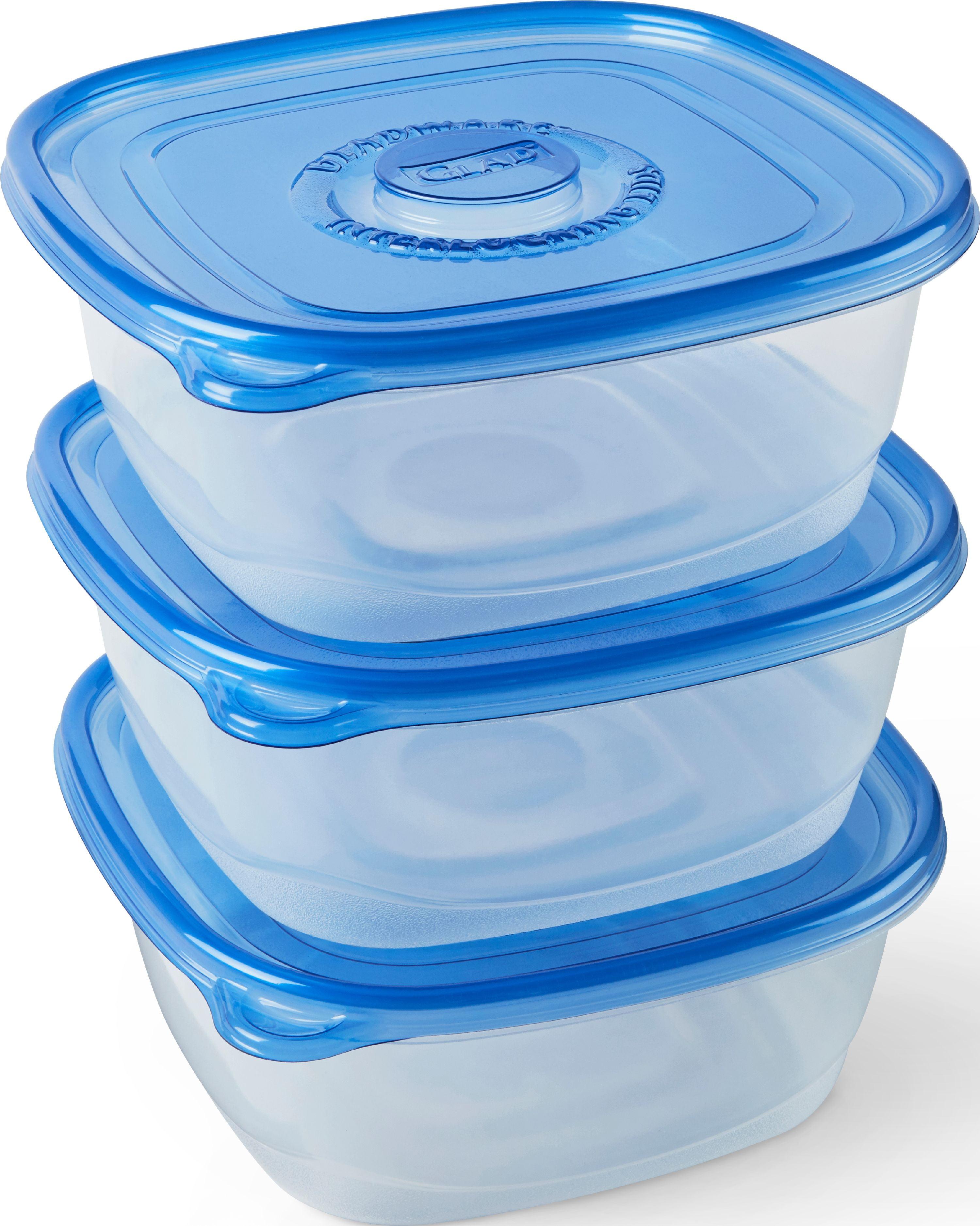 Glad 104 oz oz Clear Food Storage Container 3 pk