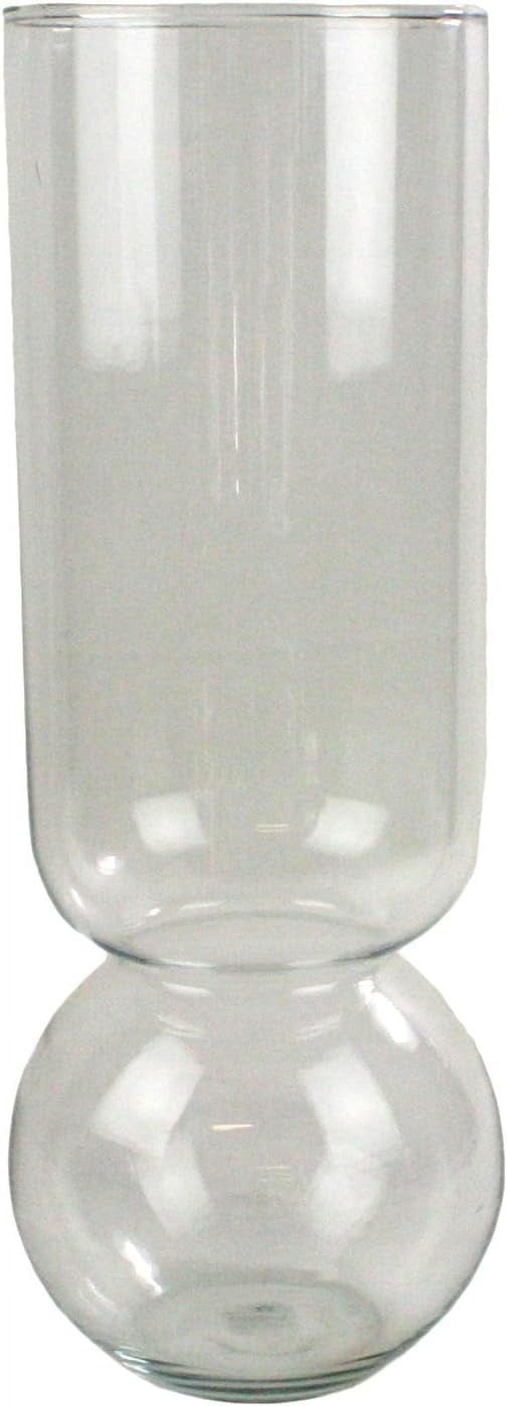 Bennium Glass Bulb Vase, Extra Tall Clear, 1-Count