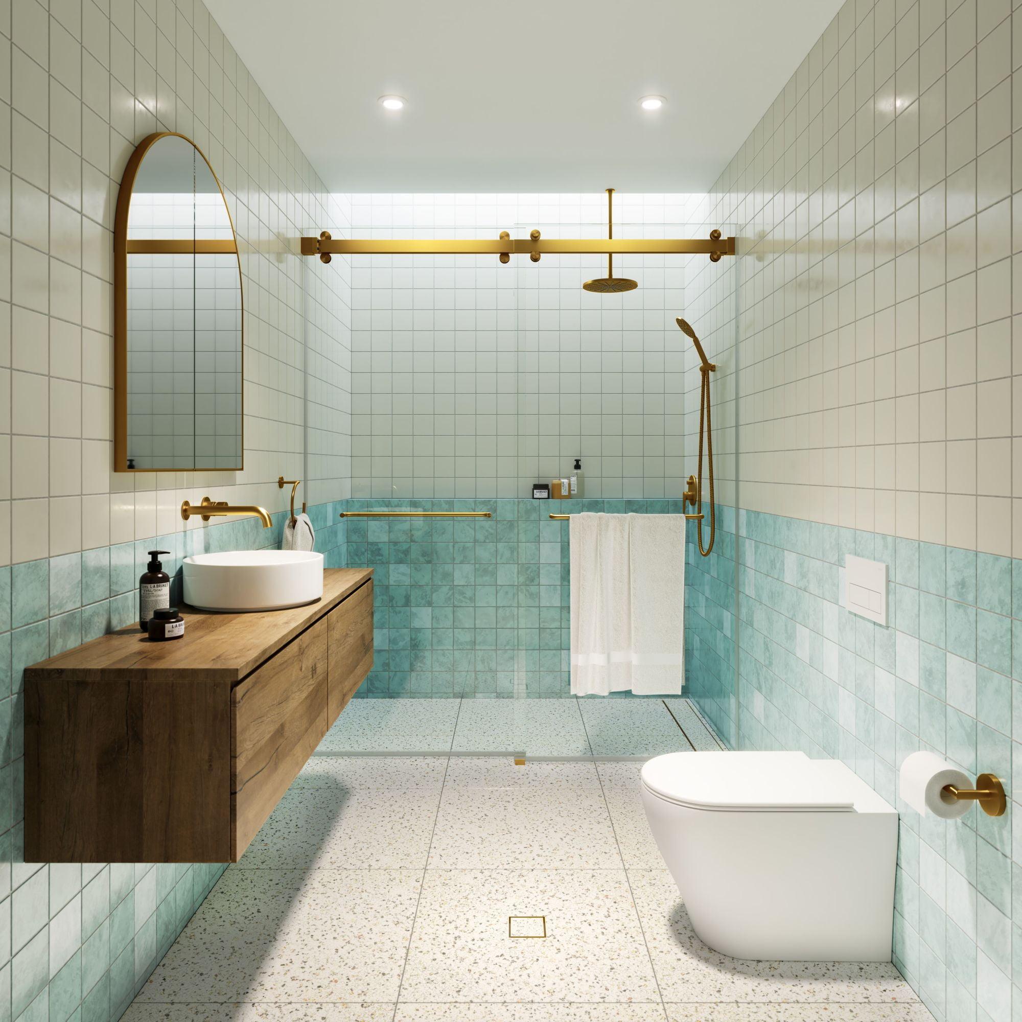 Polaris 60 in. x 78 in. Fully Frameless Sliding Bypass Shower Door