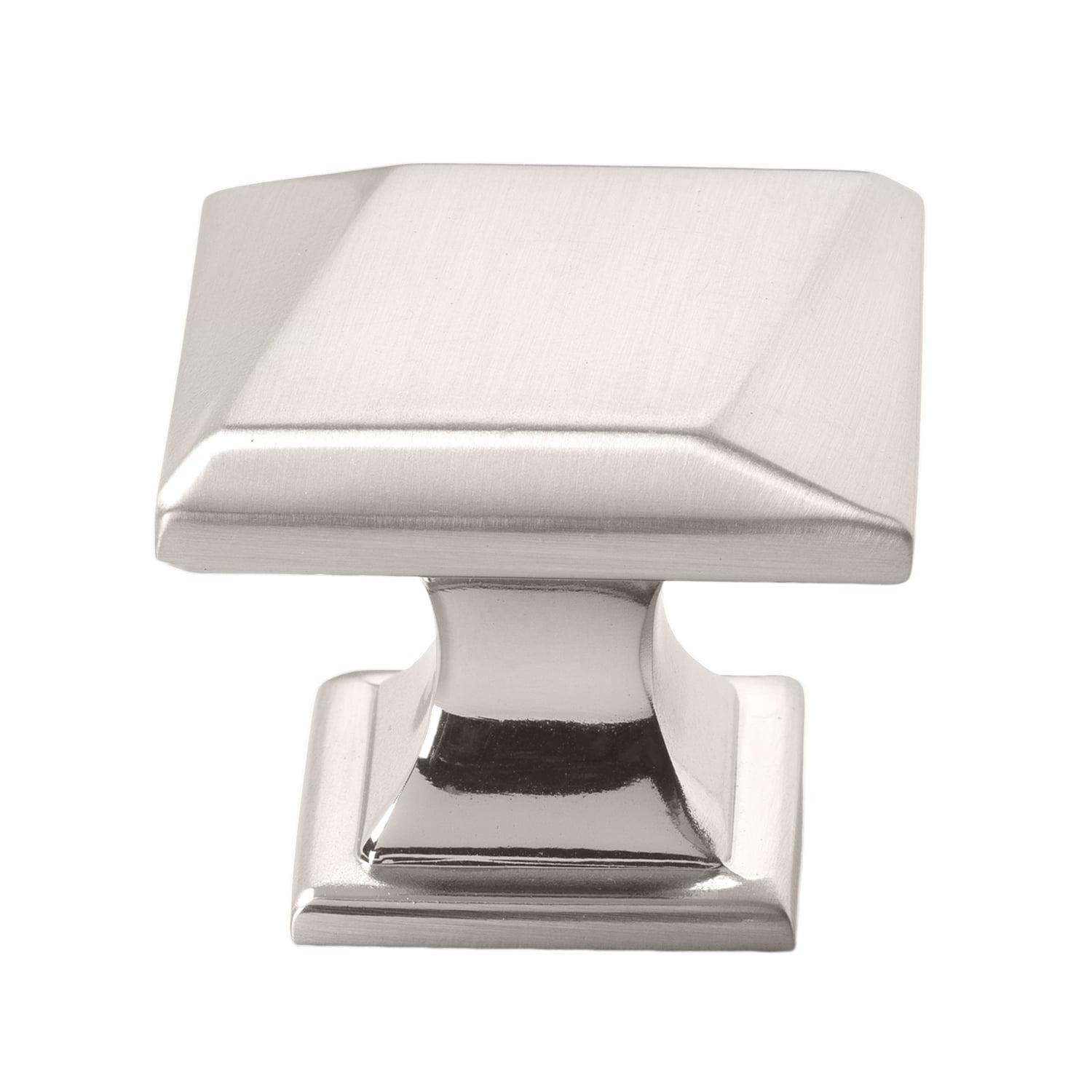 GlideRite Hardware Giana Collection 1 1/4" Length Square Knob Multipack (Set of 10)