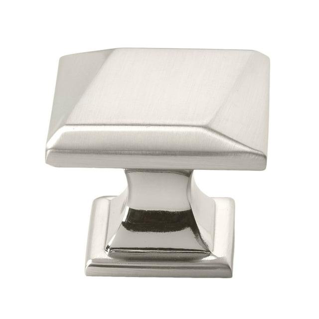 GlideRite Hardware Giana Collection 1 1/4" Length Square Knob Multipack (Set of 10)