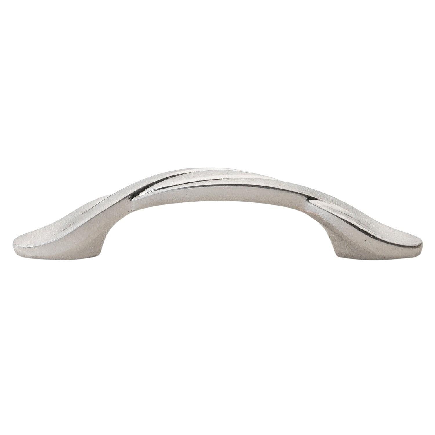 Satin Nickel 6" Traditional Cabinet Bar Pull with Mounting Hardware