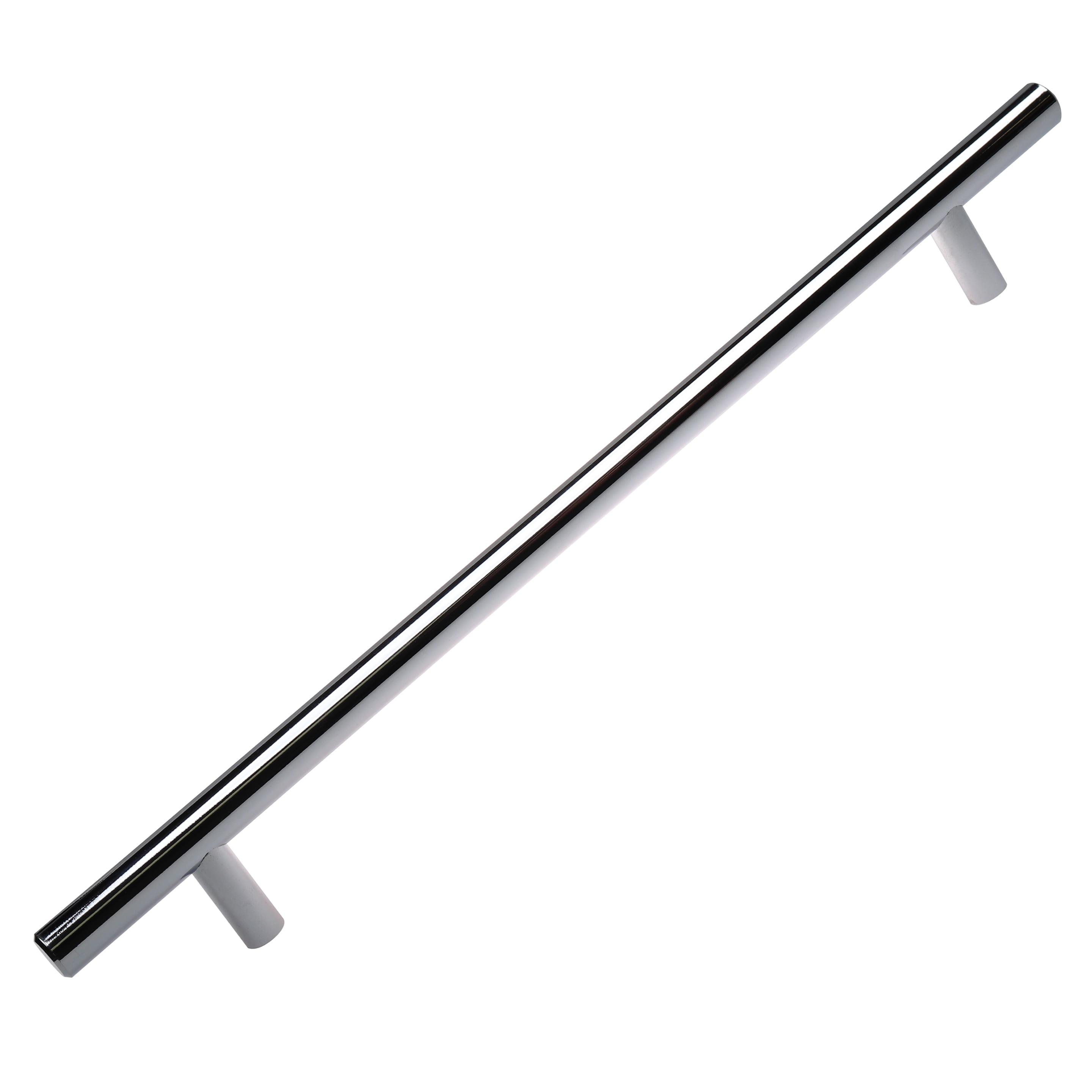 Polished Chrome 9" Modern Cabinet Bar Pulls, Pack of 10