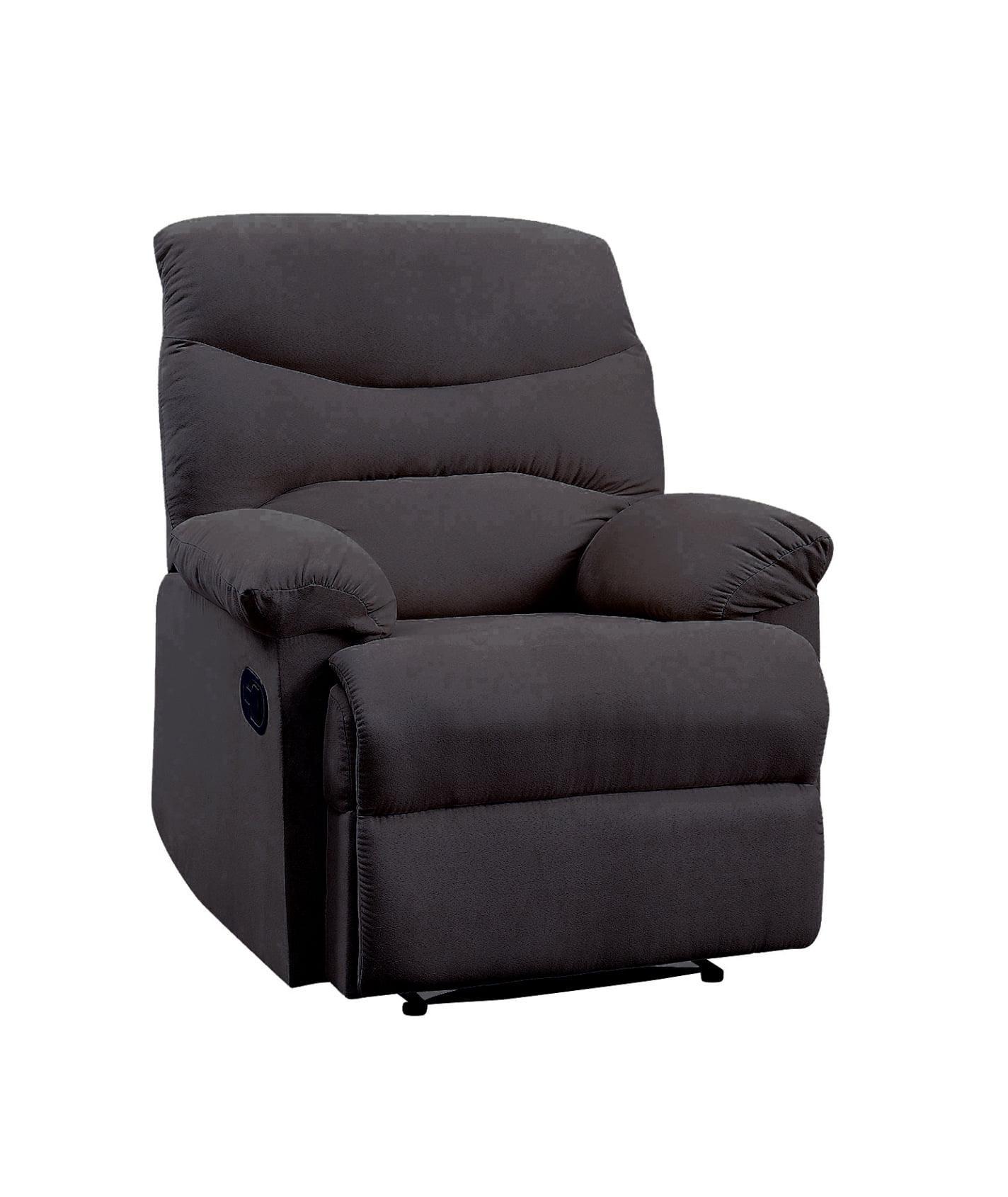 Oakwood Woven Fabric Recliner, Black