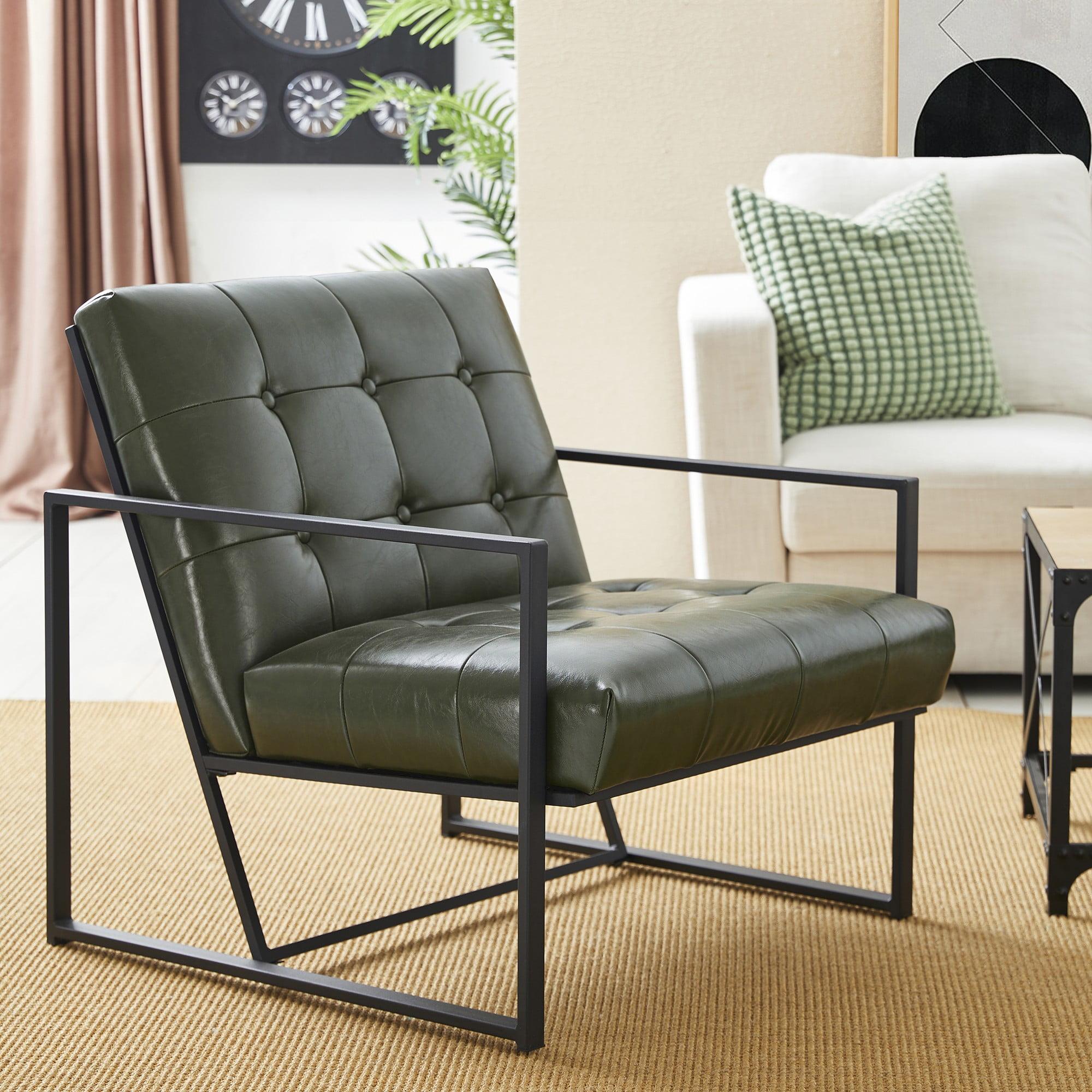 Billings Faux Leather Armchair