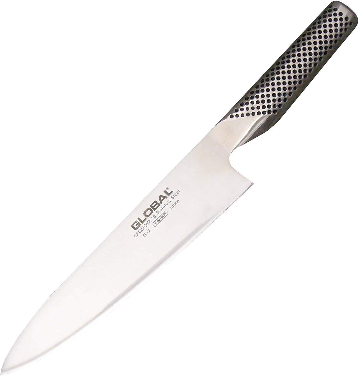 Global 8 Inch Stainless Steel Chef's Knife