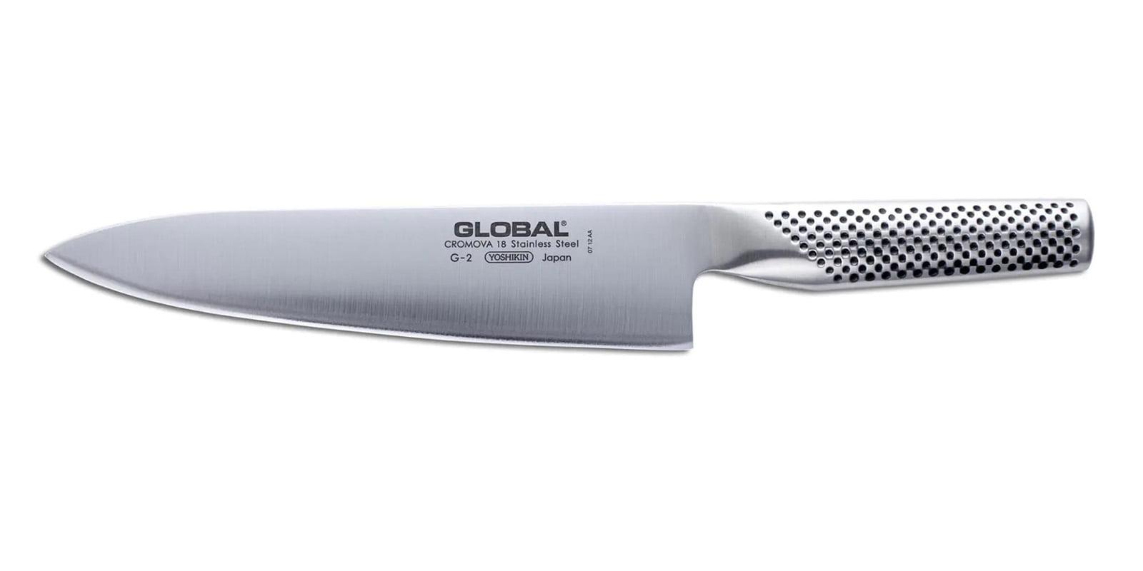 Global 8 Inch Stainless Steel Chef's Knife