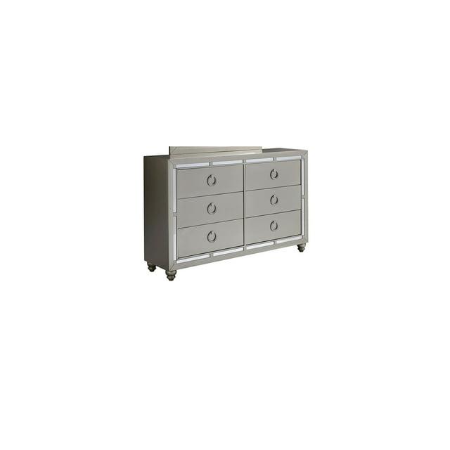 Global Furniture Riley Silver Dresser