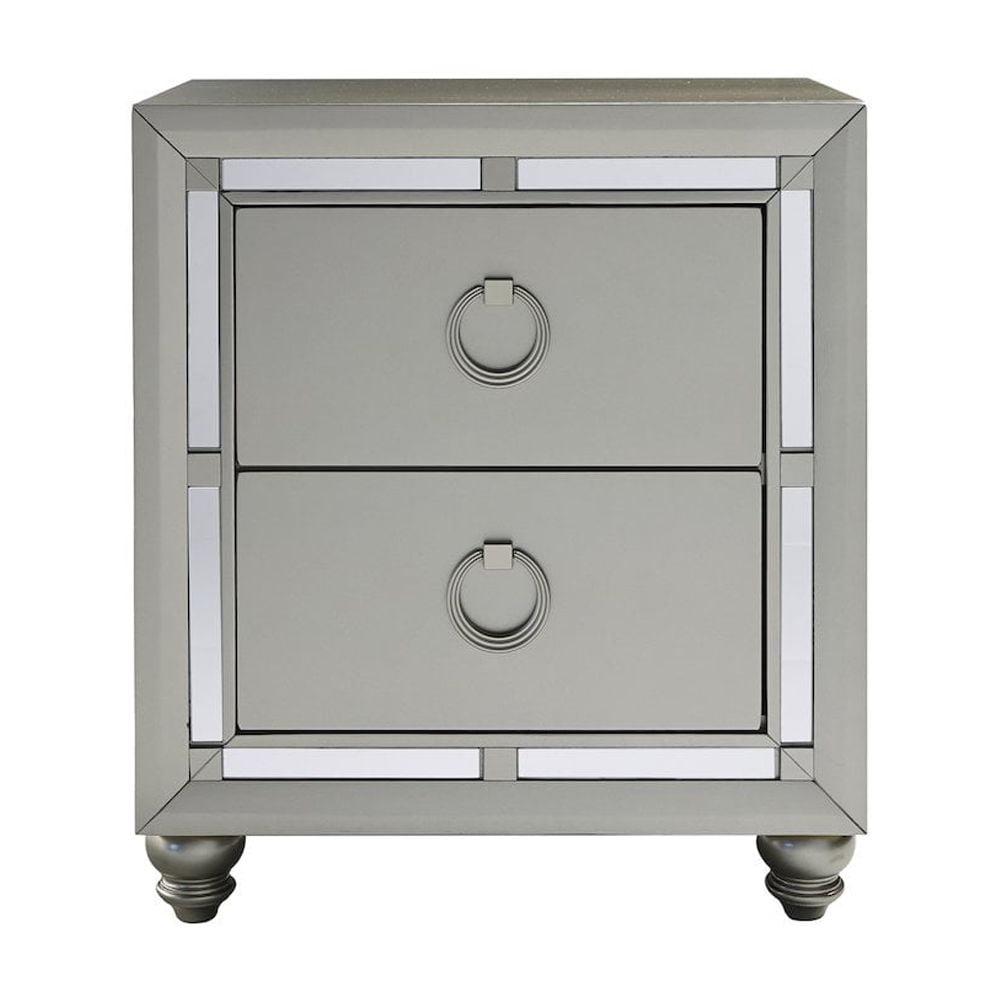 Global Furniture USA Transitional Glam Nightstand