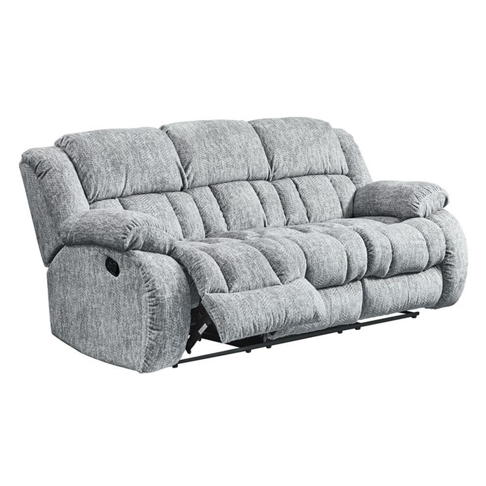 Global Furniture USA U250 Light Gray Upholstered Fabric Reclining Sofa